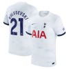 Maglia ufficiale Tottenham Hotspur Kulusevski 21 Casa 2023-24 per Uomo